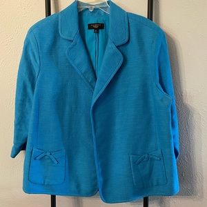 Talbots Turquoise Blazer Size 18W